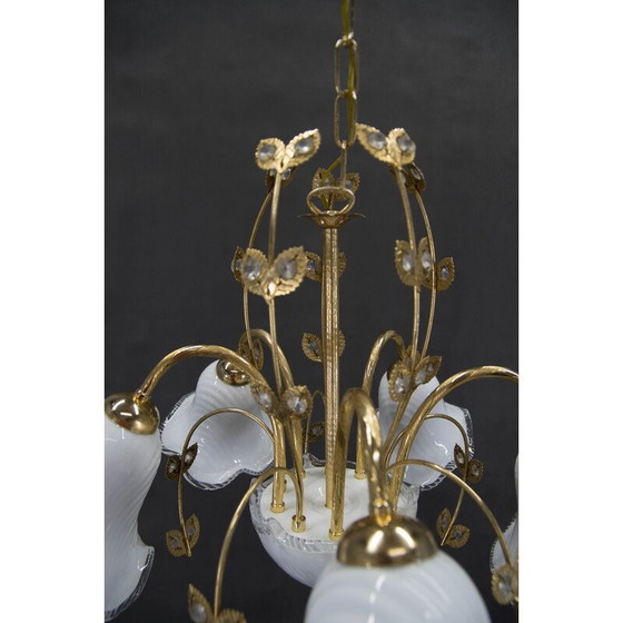 Image 1 of Lustre vintage en verre de Murano, Italie 1990