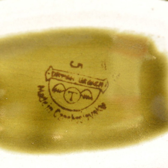 Image 1 of Chandelier vintage en céramique de Ditmar Urbach, Tchécoslovaquie 1960