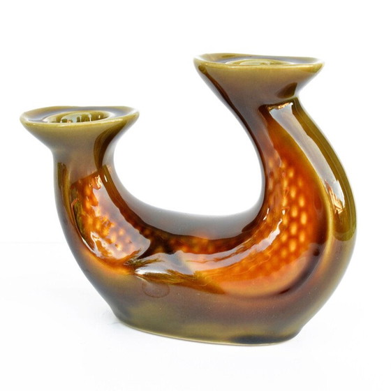 Image 1 of Chandelier vintage en céramique de Ditmar Urbach, Tchécoslovaquie 1960