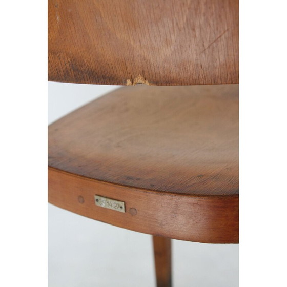 Image 1 of Paire de chaises de salle à manger vintage en bois courbé de Thonet