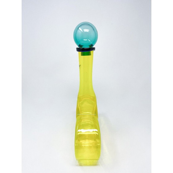 Image 1 of Carafe du milieu du siècle en verre de Murano par Alfredo Barbini, Italie, années 1970