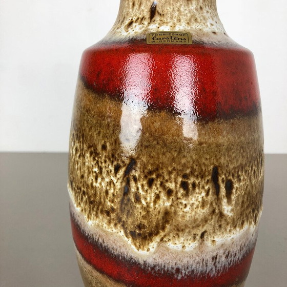 Image 1 of Vase vintage en céramique de lave grasse par Heinz Siery pour Carstens Tönnieshof, Allemagne 1970
