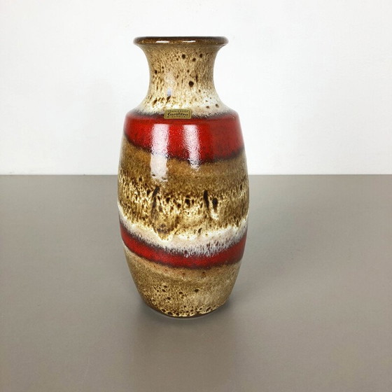 Image 1 of Vase vintage en céramique de lave grasse par Heinz Siery pour Carstens Tönnieshof, Allemagne 1970