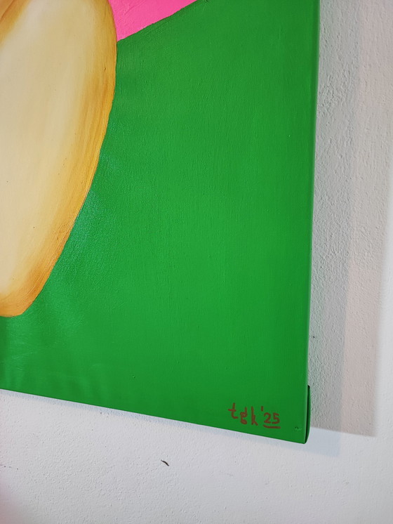 Image 1 of Peinture d'art signée T. G. Kellnberger Xxl Pop Art Deko