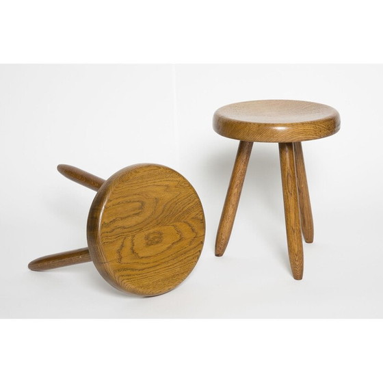 Image 1 of Tabouret vintage Charlotte Perriand par Steph Simon