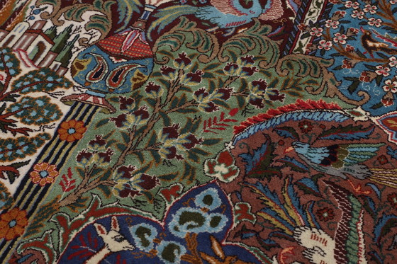 Image 1 of Tapis persan original noué à la main Kashmar Fein Paradise Design 395 X 296 cm Top Condition