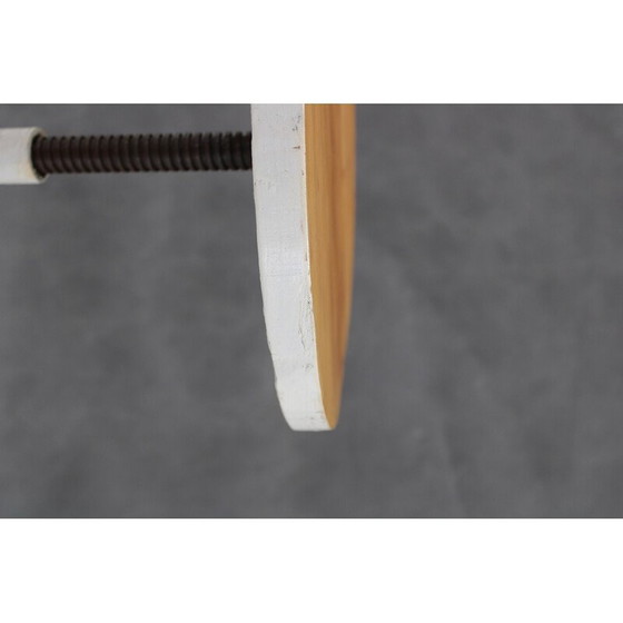 Image 1 of Tabouret pivotant médical vintage, Tchécoslovaquie années 1940