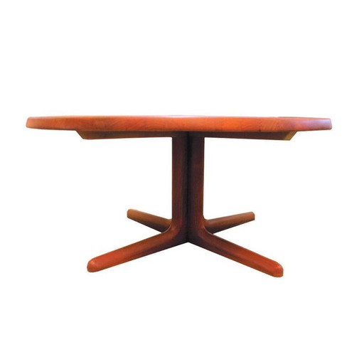 Table basse vintage en teck massif, Danemark 1970