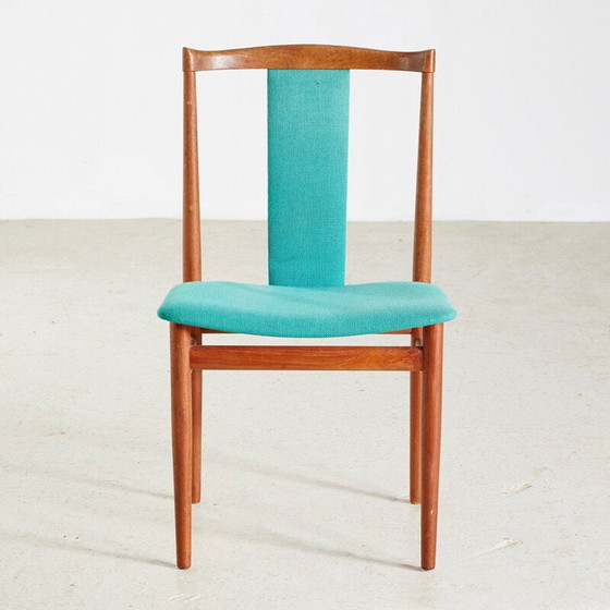 Image 1 of Ensemble de 6 chaises vintage en teck par Henning Sorensen pour Danex, Danemark 1960