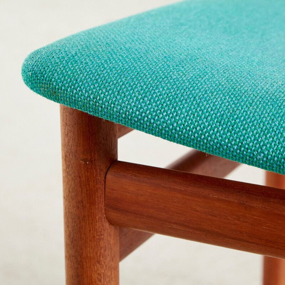 Image 1 of Ensemble de 6 chaises vintage en teck par Henning Sorensen pour Danex, Danemark 1960