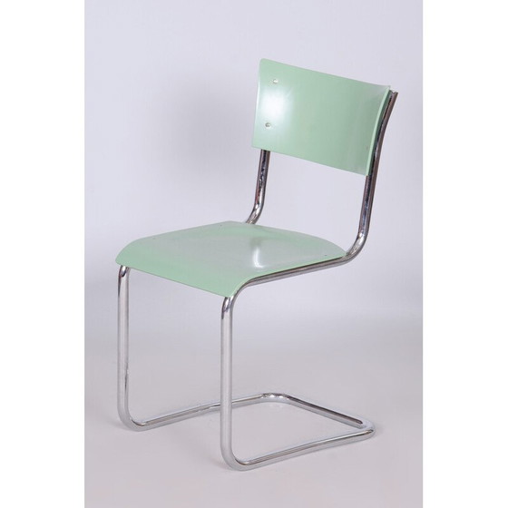 Image 1 of Bureau et chaise vintage Bauhaus par Thonet, Tchécoslovaquie, années 1930