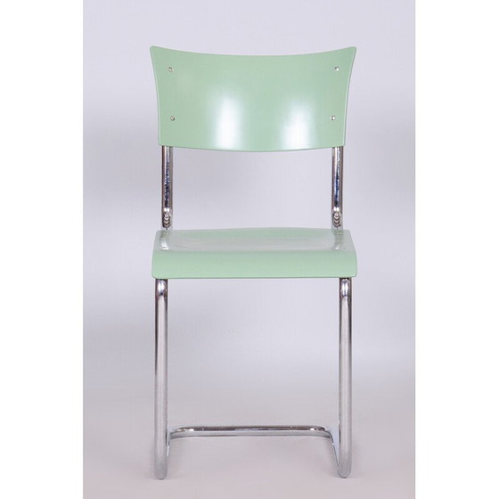 Image 1 of Bureau et chaise vintage Bauhaus par Thonet, Tchécoslovaquie, années 1930