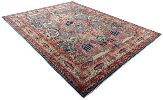 Image 1 of Tapis persan original noué à la main Kashmar Fein Paradise Design 390 X 293 cm Top Condition