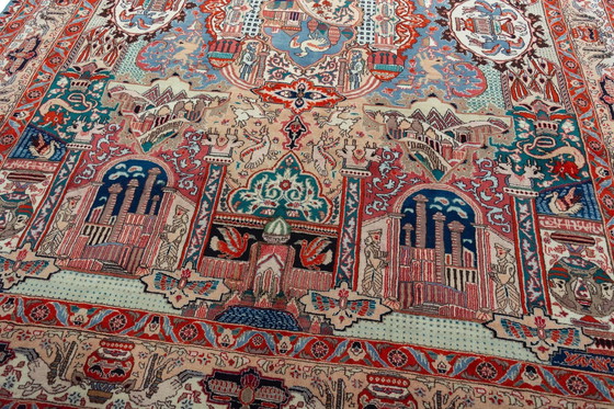 Image 1 of Tapis persan original noué à la main Kashmar Fein Paradise Design 390 X 293 cm Top Condition