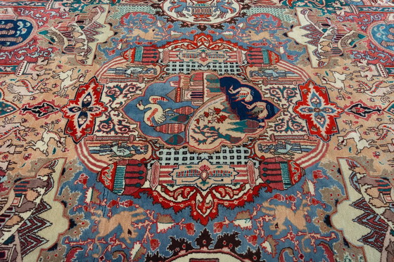 Image 1 of Tapis persan original noué à la main Kashmar Fein Paradise Design 390 X 293 cm Top Condition