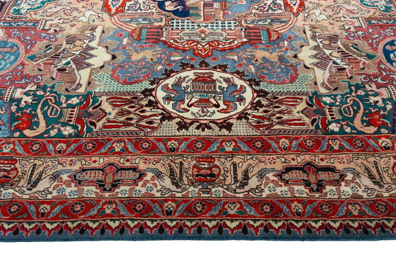 Image 1 of Tapis persan original noué à la main Kashmar Fein Paradise Design 390 X 293 cm Top Condition