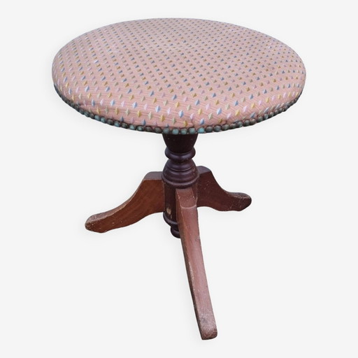 Tabouret Avec Assise En Tissus