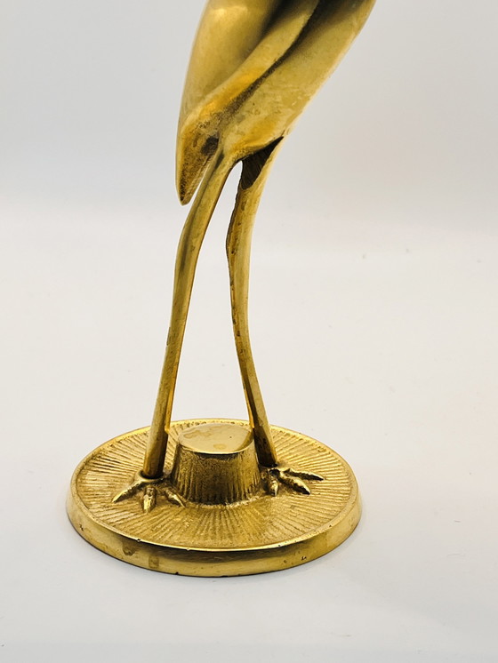 Image 1 of Cigogne En Laiton