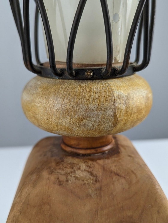 Image 1 of Lampe de table Aldo Tura Italie 1960S