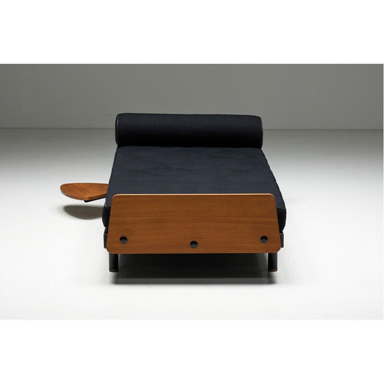 Image 1 of Lit de jour vintage en métal laqué par Jean Prouvé, France 1950
