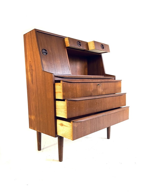 Image 1 of Secretaire danois vintage en teck '60