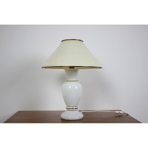 Lampe de table en verre du milieu du siècle, 1970