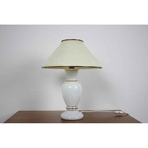 Image 1 of Lampe de table en verre du milieu du siècle, 1970