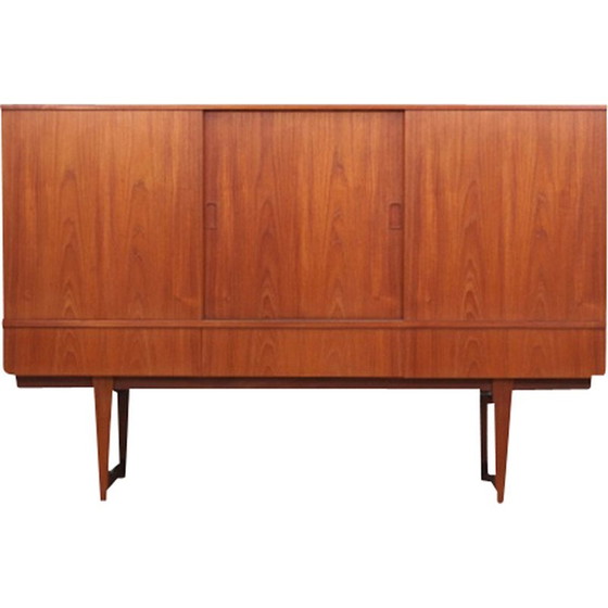 Image 1 of Buffet haut vintage en teck, Danemark années 1960