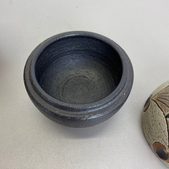 Image 1 of Paire de bols en céramique vintage de Peter Müller pour Sgrafo Modern, Allemagne, années 1970