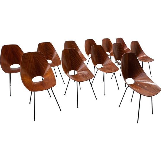 Image 1 of Chaise de salle à manger vintage "Medea" par Vittorio Nobili, Italie 1955