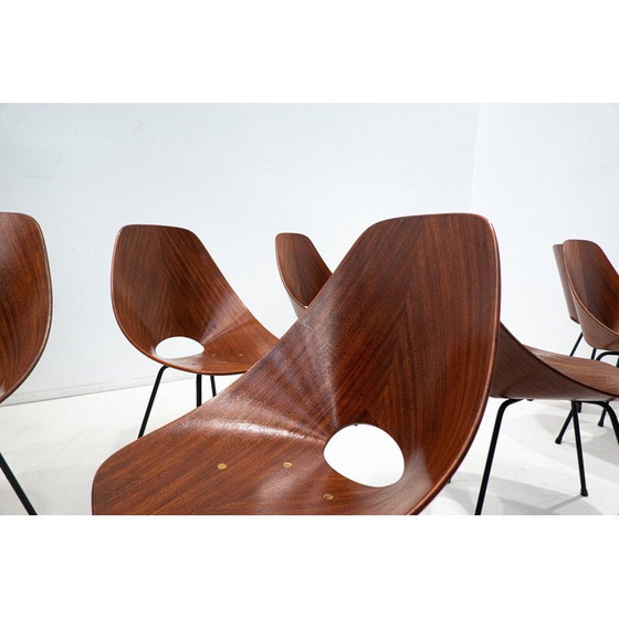 Image 1 of Chaise de salle à manger vintage "Medea" par Vittorio Nobili, Italie 1955