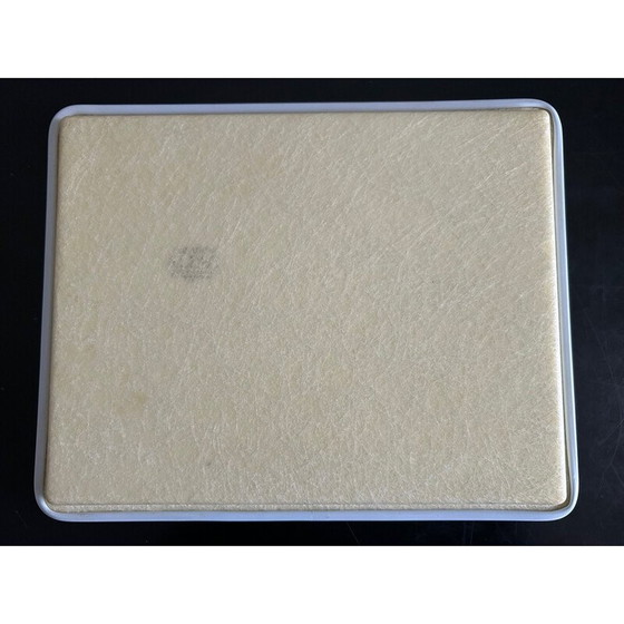 Image 1 of Plateau vintage en fibre de verre Camaieu par Catherine Escalon, 1980