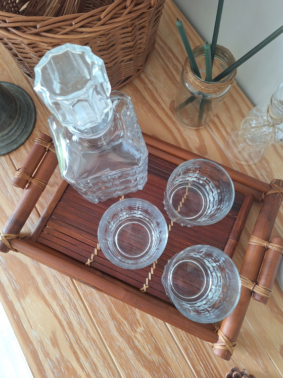 Image 1 of Carafe Et Verres À Whisky Vintage