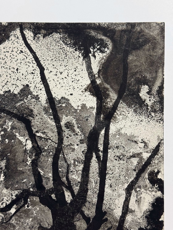 Image 1 of Composition à l'encre (diptyque) - Eugene Eechaut (1928-2019)