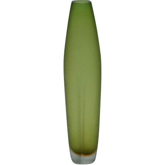 Image 1 of Grand vase vintage en verre de Murano 1990