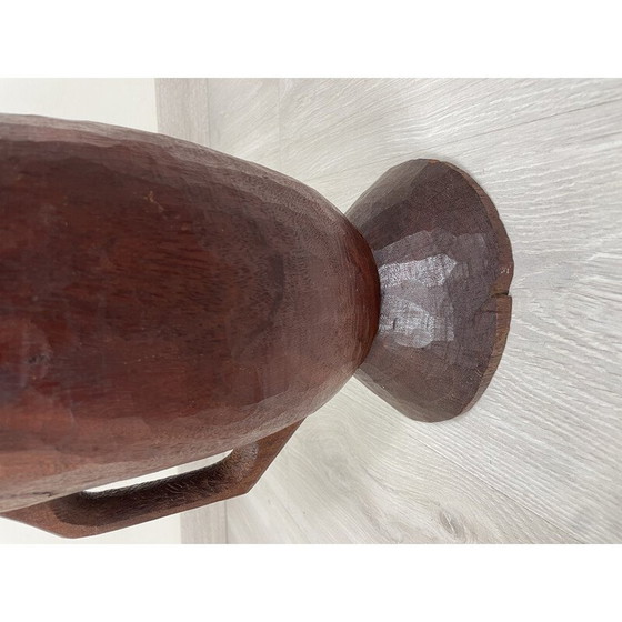 Image 1 of Mortier vintage art africain en bois massif