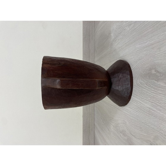Image 1 of Mortier vintage art africain en bois massif