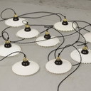 Lampe pendante en opaline Piecrust