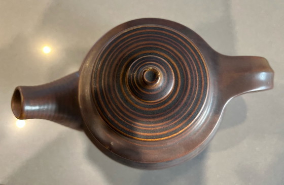 Image 1 of Théière Arabia Ruska avec 4 tasses et soucoupes