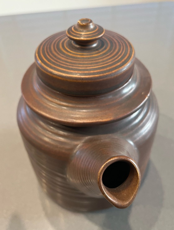 Image 1 of Théière Arabia Ruska avec 4 tasses et soucoupes