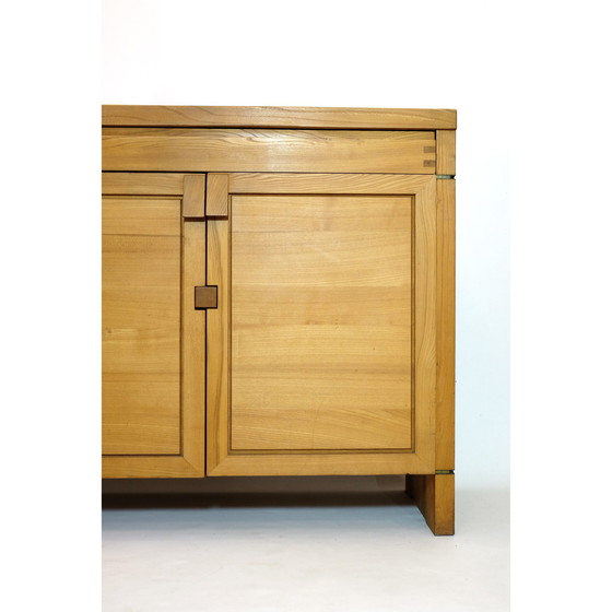 Image 1 of R13 buffet vintage en orme massif par Pierre Chapo, 1975
