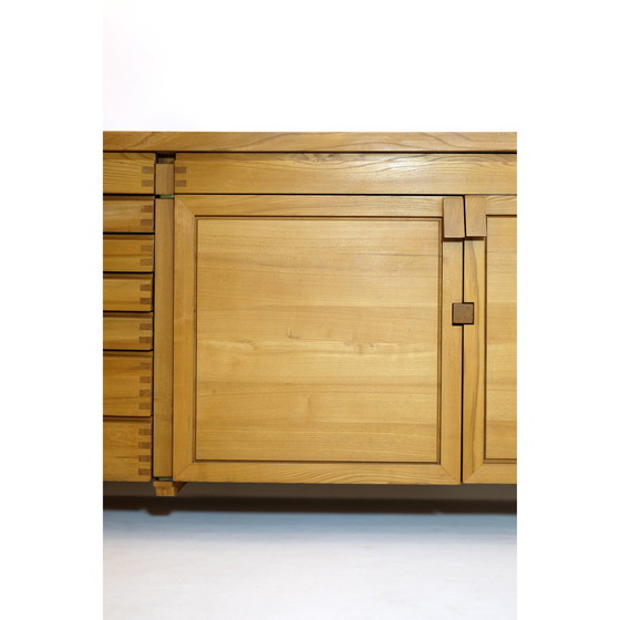 Image 1 of R13 buffet vintage en orme massif par Pierre Chapo, 1975