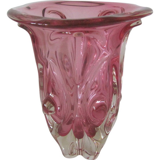 Image 1 of Vase vintage en verre métallurgique pour Škrdlovice, Tchécoslovaquie années 1960
