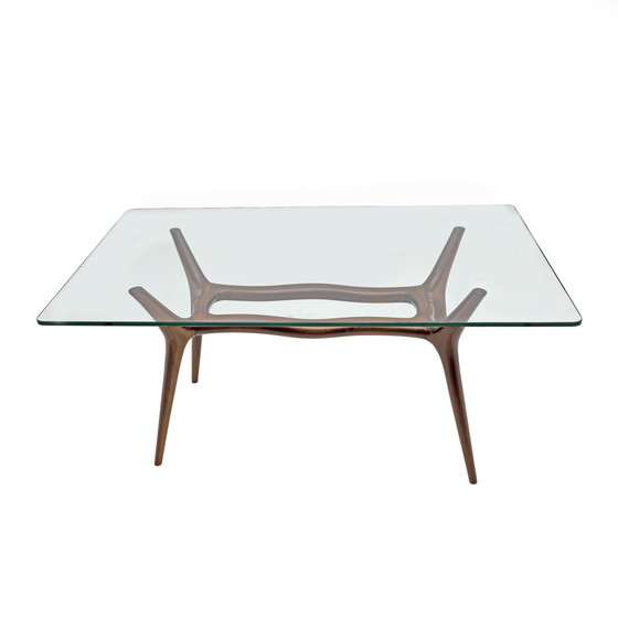 Image 1 of Attribuée à Ico Parisi Table basse moderne du Mid Century, Italie, années 1950