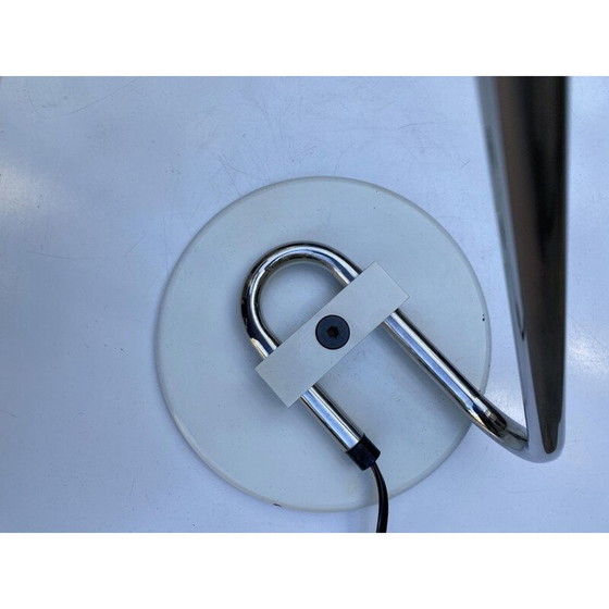 Image 1 of Lampe de table blanche vintage de Joe Colombe, 1974