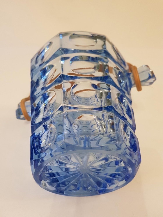 Image 1 of Seau à glace avec pince par Jurnikl pour Rosice Glassworks, 1960S