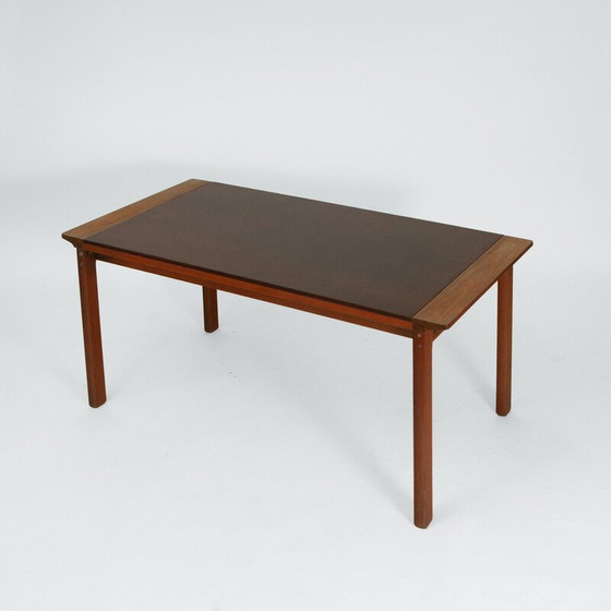 Image 1 of Table basse vintage en teck par Hans Olsen pour C.S. Mobler, Danemark 1970