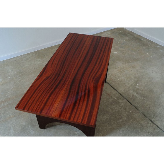 Image 1 of Table basse vintage en acajou, 1970