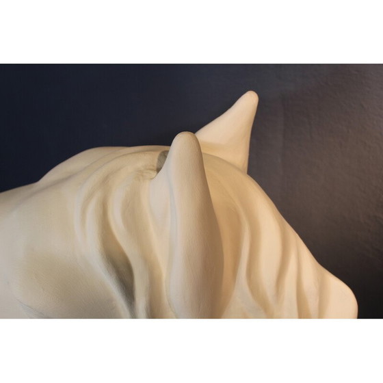 Image 1 of Sculpture vintage "Tête de cheval" en résine, Italie 1970