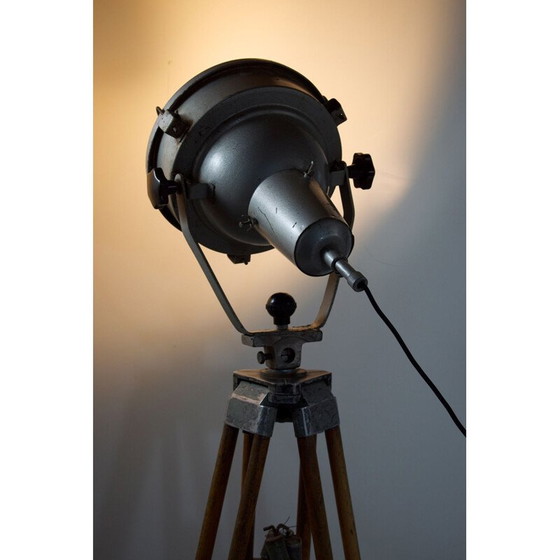 Image 1 of Projecteur industriel vintage en métal de Schaco, 1930